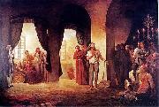 Eduardo de Martino The Trial of the Rebels oil painting reproduction
